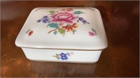 Herend Hungary porcelain box, 100 year
