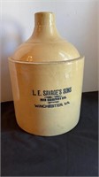 Rare Antique Winchester stoneware jug large 2