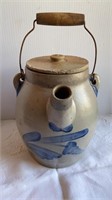 Rare antique stoneware pour jug with orginal