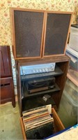 Realistic stereo & record albums , stereo system