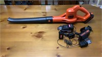 Black & Decker Battery Blower with Batteries and
