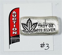 Prospectors  1 troy oz .999 silver bar