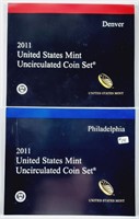 2011 P & D  US. Mint Uncirculated Coin set