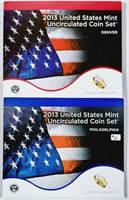 2013 P & D  US. Mint Uncirculated Coin set