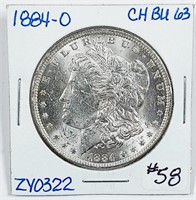 1884-O  Morgan Dollar   BU-63
