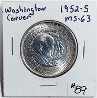 1952-S  Washington Carver Half Dollar   MS-63