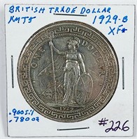 1929-B  British Trade Dollar   XF+