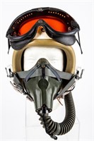 USAF HGU-16A/P Helmet W/ MBU-5/P Mask, B8 Goggles