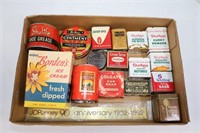 LARGE LOT OF ADVERTISING TINS, FOLGERS COFFEE