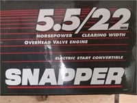 Snapper 5.5 HP. 22 Inch Clearing Width