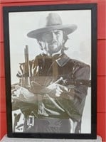 Vintage Clint Eastwood Movie Poster.