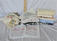 Fabric, Embroidered Pillowcases