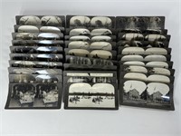 30) ANTIQUE STEREOVIEW CARDS