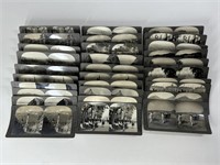 30) ANTIQUE STEREOVIEW CARDS