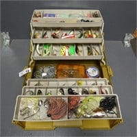 Tackle Box w/ Fishing Lures & Supplies