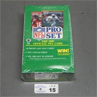 1990 NFL Pro Football Card Box Sealed
