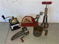 Vintage Coffee Grinder, Mixer, Scale etc