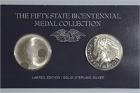 8 - 1 ozt (10 ozt TW) .925 Silver Bars States