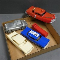 Lot of Friction Cars - Remote Plastic Car