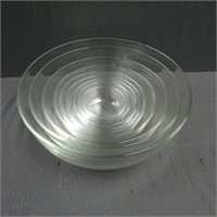 Duralex France Set of Glass Mixing Bowls - 8 pc