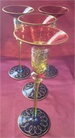 L - SET OF 4 CANDLE HOLDERS (C6)