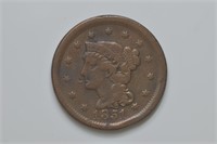 1851 Large Cent 51 over 81 ???