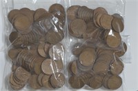 4 Rolls of Lincoln Wheat Cents
