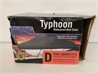 TYPHOON WATERPROOF BOAT COVER FIT 17 TO 19 FT