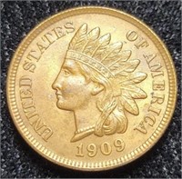 1909 Indian Head Cent - BU/UNC