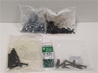 Lot of 5 packs of screws/Hardware