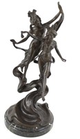 Auguste Moreau La Danse Nymphs Bronze Sculpture