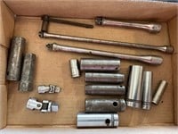 Made in USA Deep Well socket and extension lot