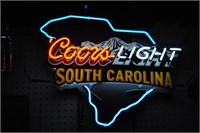 Coors South Carolina Neon Light