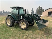 CABELAS TYM LM75 TRACTOR, DIESEL, 4WD, 357 HRS