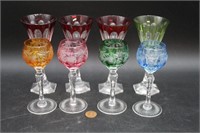 Colorful Crystal Cordial Glasses Nachtmann