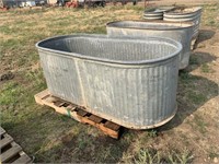 OVAL STOCK WATER TANK, RIBBED SIDE