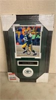 Aaron Rodgers Autographed 14"X22" Framed Photo
