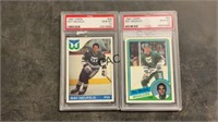 Lot of 2 PSA Gem Mint 10 Ray Neufeld Hockey Cards