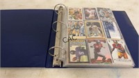 Binder of 171+/- Football Stars and Rookie Cards