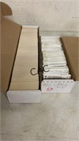 Box of 1992 UpperDeck & Topps Baseball Cards