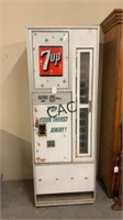 Vintage 7Up Beverage Vending Machine