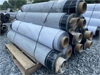 Skid Lot Of (10) Rolls 5'X50' Rubber Roofing