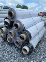 Skid Lot Of (10) Rolls 5'X50' Rubber Roofing
