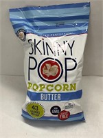 (12x Bid) Skinny Pop 4.4 Oz Popcorn-Butter