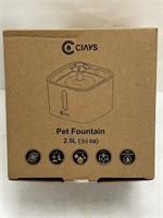 (3x Bid) Clays 2.5L Pet Fountain