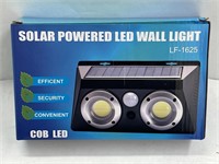(2x Bid) Solar Powered LED Wall Light Cob Light