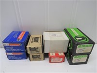 (8 Boxes) Assorted 9mm Reloading Bullets in