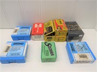 (9 Boxes) Assorted 44 Cal. Reloading Bullets –