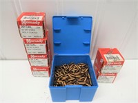 (7 Boxes) Hornady and Midway 22 Cal. Reloading