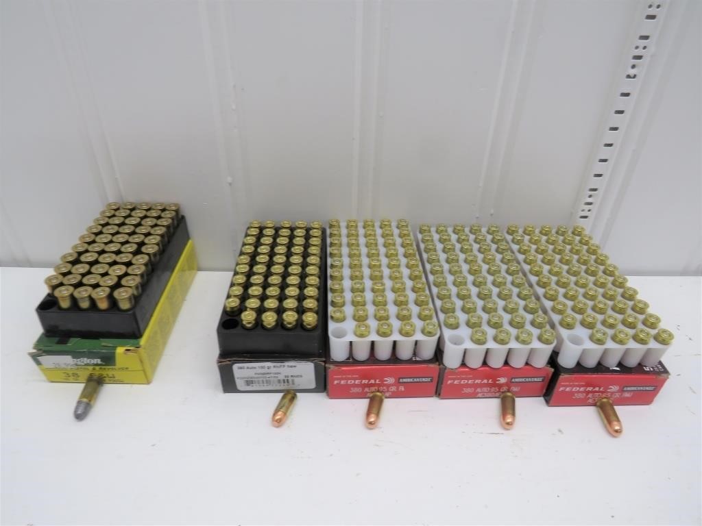 Ammunition in .380 Auto and .38 S&W – (200